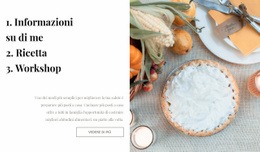 Blog Di Cucina - Modello HTML5 Reattivo