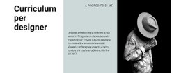 Curriculum Per Creatore D'Arte - Modello HTML