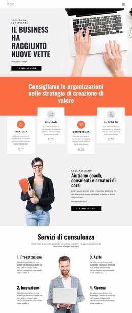 Strategie Aziendali Efficaci - Modello Joomla Scaricabile Gratuitamente