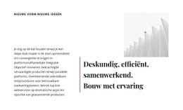 Bouw Met Ervaring CSS-Formuliersjabloon