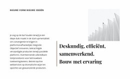 Bouw Met Ervaring - Basis HTML-Sjabloon