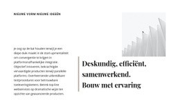 Bouw Met Ervaring - Modern WordPress-Thema