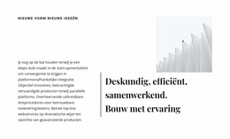 Premium Websitemodel Voor Bouw Met Ervaring