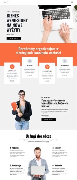 Strona Docelowa Premium Dla Skuteczne Strategie Biznesowe