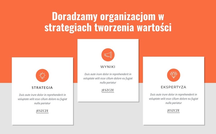 Tworzenie wartości dla klientów Szablon HTML