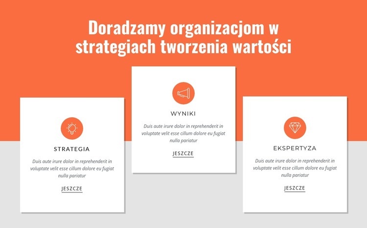 Tworzenie wartości dla klientów Szablon HTML5