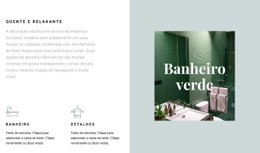 Banheiro Verde - Free HTML Website Builder