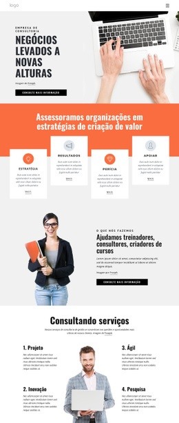 Estratégias De Negócios Eficazes - HTML File Creator