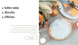 Blog De Culinária Modelo HTML5 E CSS3