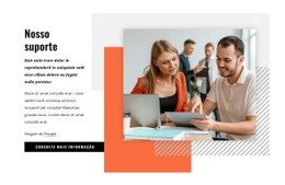 Ajudamos Pequenas Empresas A Ter Sucesso - Landing Page Profissional Personalizável