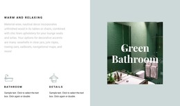 Static Site Generator For Green Bathroom