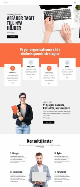 Effektiva Affärsstrategier - Kreativt Mångsidigt WordPress-Tema