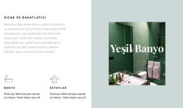 Yeşil Banyo Için En Iyi Açılış Sayfası Tasarımı