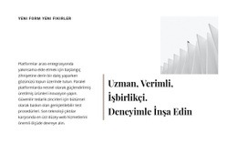 Deneyimle Inşa Edin Için Premium Web Sitesi Modeli