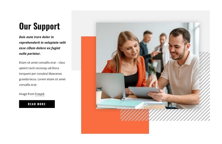 We help small businesses succeed Webflow Template Alternative
