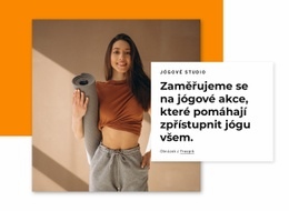 Zaměřujeme Se Na Jógové Akce Responzivní Šablona CSS