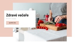 Zdravé Večeře – Šablona Stránky HTML