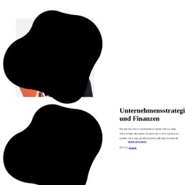 Unternehmensstrategie Einfache HTML-Vorlage Mit CSS