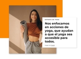 Nos Enfocamos En Acciones De Yoga - Inspiración Para El Diseño De Sitios Web