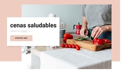 Cenas Saludables - Tema Premium De WordPress