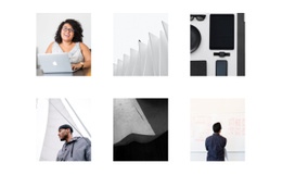 Mise En Page CSS Gratuite Pour Galerie Avec Thème D'Entreprise