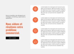 Vos Objectifs Sont Nos Objectifs - Modèle Personnalisé D'Une Page