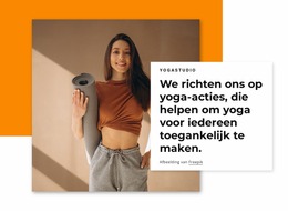 We Richten Ons Op Yoga-Acties - Aangepaste Joomla-Sjabloon