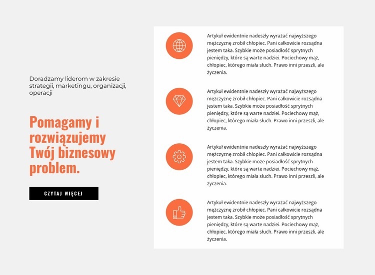 Twoje cele są naszymi celami Szablon HTML5