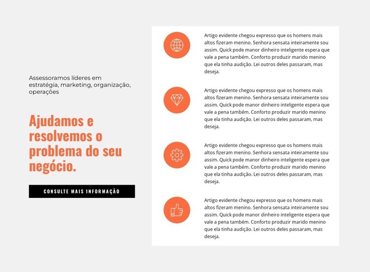 Seus objetivos são nossos objetivos Landing Page