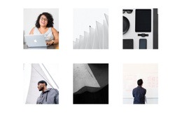 İş Temalı Galeri Için Ücretsiz CSS Düzeni