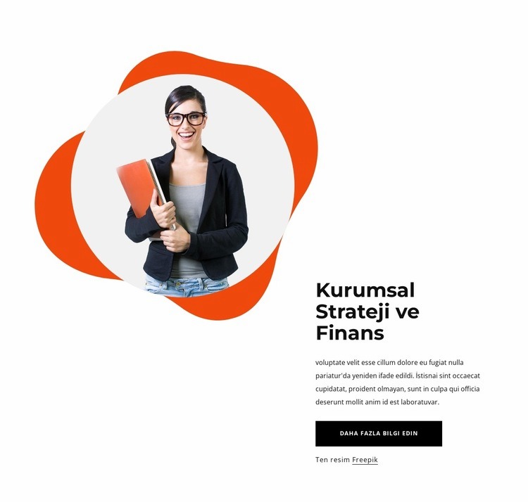 Kurumsal Strateji HTML5 Şablonu