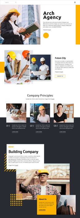 Award winning architects - HTML Template by Nicepage