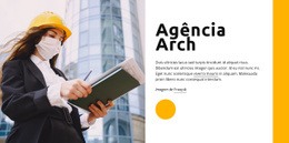 Engenharia E Planejamento – Página De Destino Para Qualquer Dispositivo