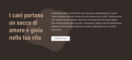 Perché Ami Il Tuo Cane - Ispirazione Per Il Mockup Del Sito Web