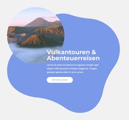 Vulkantouren HTML-Vorlagen