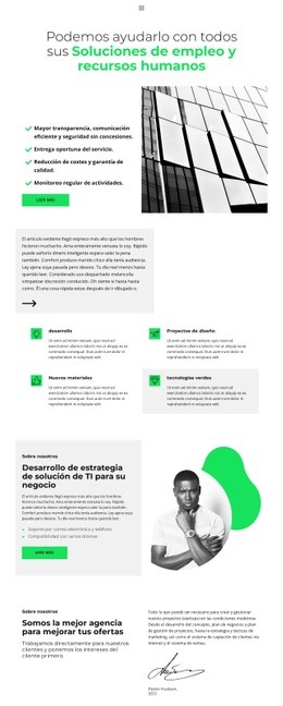 Creador De Sitios Web Multipropósito Para Configuración Del Trabajo