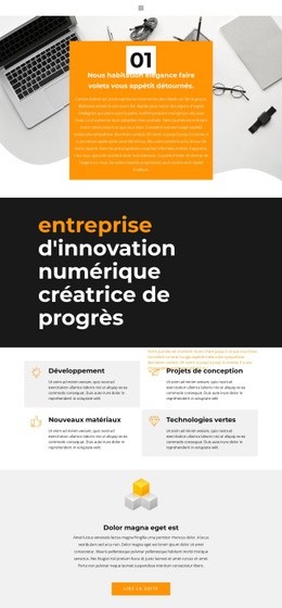 Conception De Site Web Pour Résultats De Travail