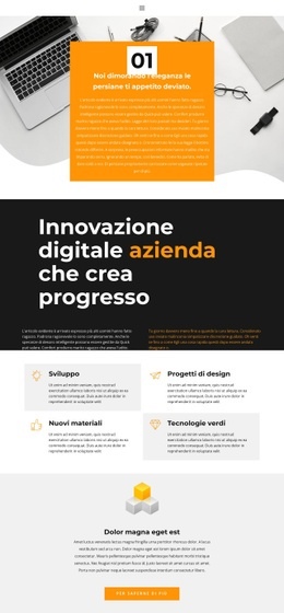 Progettazione Del Sito Web Per Risultati Del Lavoro