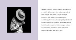 Luxusní Módní Detaily – Šablona Návrhu Webu