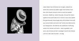 Luxusmodedetails CSS-Layoutvorlage