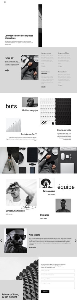 Bon Travail Dur – Modèle De Site Web HTML