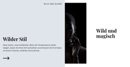 HTML-Site Für Wild Und Magisch