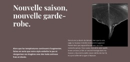 Nouvelle Garde-Robe Nouvelle Saison – Modèle De Site Web Personnel