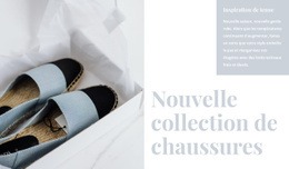 Collection De Chaussures De Printemps - Page De Destination Polyvalente