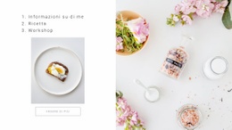 Tema WordPress Cucina Gourmet Per Qualsiasi Dispositivo