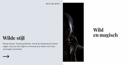 HTML-Site Voor Wild En Magisch