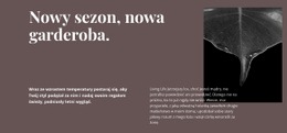 Nowa Szafa W Nowym Sezonie - HTML Web Page Builder