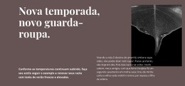 Novo Guarda-Roupa Da Nova Temporada - Modelo De Site Simples