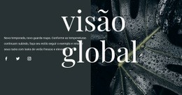 Visão Geral Do Design - Página De Destino