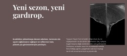 Yeni Sezon Yeni Gardırop - Web Şablonu